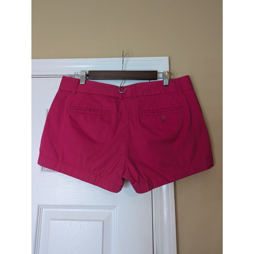 J.Crew Broken In Chinos Size 10 Fuschia Pink Cotton Preppy Barbiecore Minimalist - Picture 2 of 7